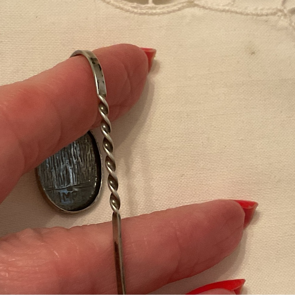 VINTAGE ISRAEL MUSEUM STERLING SILVER BOOK MARK WITH LYRE HARP OF DAVID - Picture 8 of 14